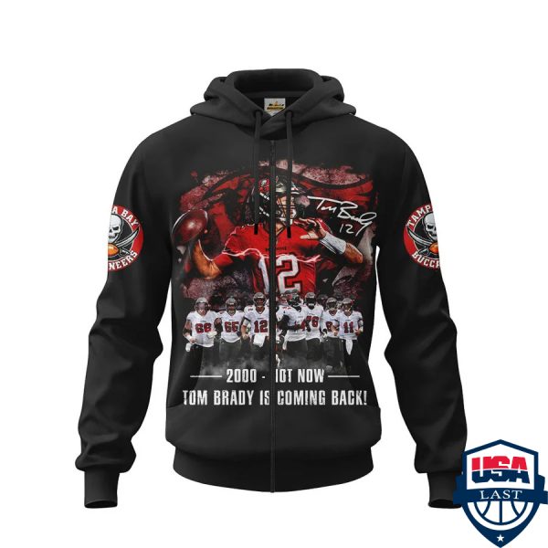 2000 Not Now Tom Brady Is Coming Back 3D Hoodie Apparel