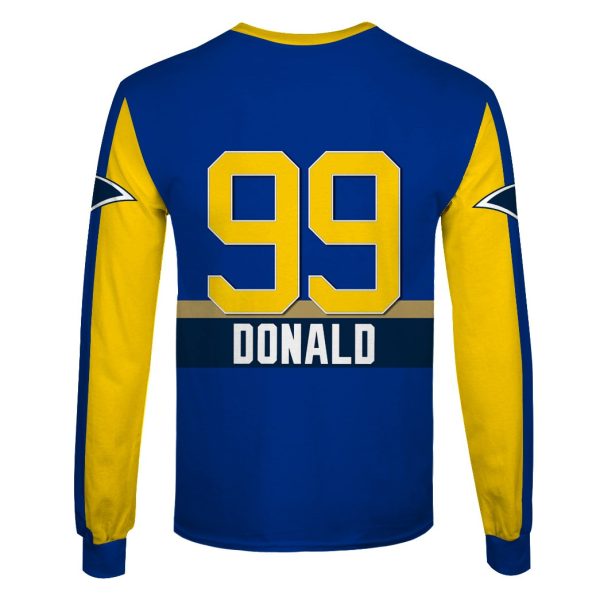 Aaron Donald Los Angeles Rams Nfl 3D Shirt