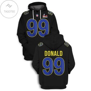 Aaron Donald No 99 Los Angeles Rams Hoodie