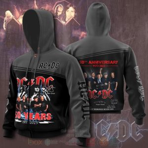 Ac Dc Band 50 Year 1973-2023 Hoodie