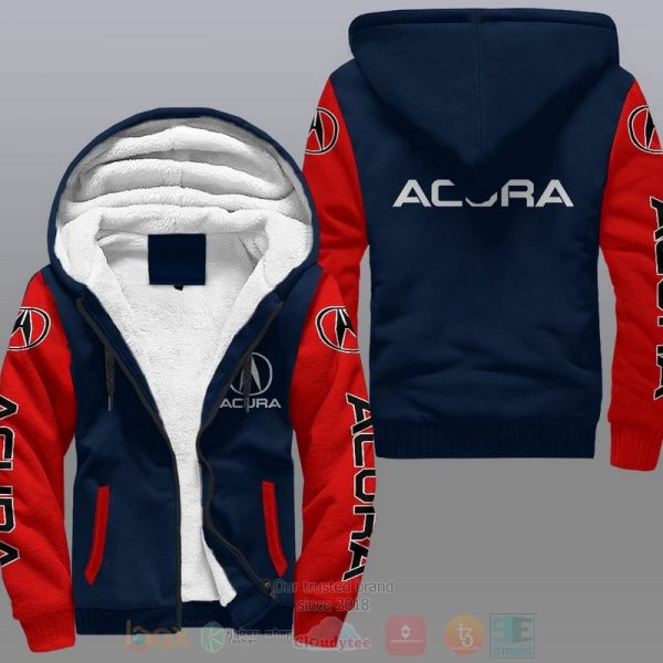 Acura Car Fleece Hoodie