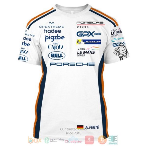 Alain Ferte Gpx Martini Racing Porsche 3D Shirt