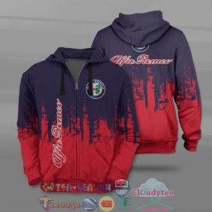 Alfa Romeo Ver 2 All Over Printed T-Shirt Hoodie