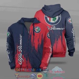 Alfa Romeo Ver 4 All Over Printed T-Shirt Hoodie