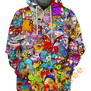 All Johto Pokemon Hoodie 3D