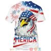 American Flag Eagle Merica 3D Shirt