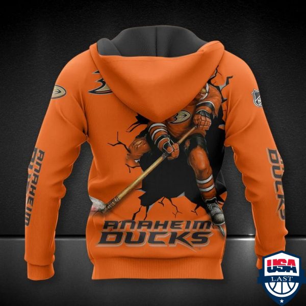 Anaheim Ducks Nhl Ver 6 All Over Printed Hoodie