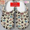 Animal Print Crocs – French Bulldog Pattern Clog Shoes For Men And Women