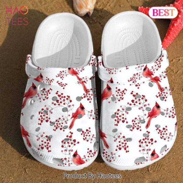 Animals Cardinal Birds Pattern Unisex Birthday Gifts Crocs Clog Shoes Comfy Footwear