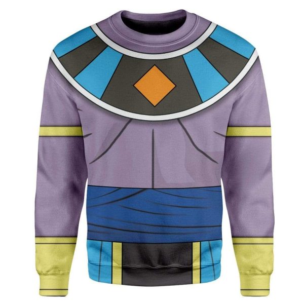 Anime Dragon Ball Beerus God Of Destruction 3D Hoodie