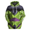 Anime Dragon Ball Cell 3D Hoodie