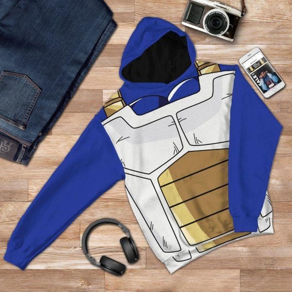 Anime Dragon Ball Goku Vegeta Saiyan 3D Hoodie