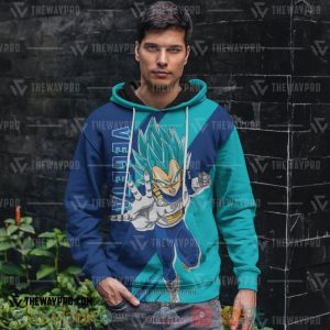 Anime Dragon Ball Vegeta Blue 3D Hoodie