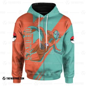 Anime Pokemon Deoxys 3D Hoodie