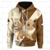 Anime Pokemon Eevee 3D Hoodie