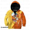 Anime Pokemon Infernape Kid 3D Hoodie