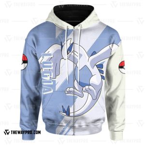 Anime Pokemon Lugia 3D Hoodie