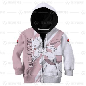 Anime Pokemon Mewtwo Kid 3D Hoodie