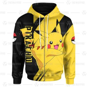 Anime Pokemon Pikachu 3D Hoodie