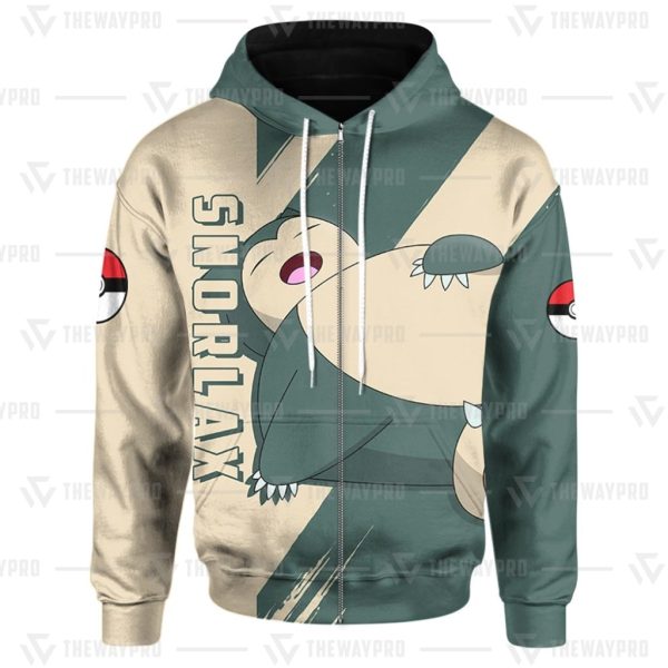 Anime Pokemon Snorlax 3D Hoodie