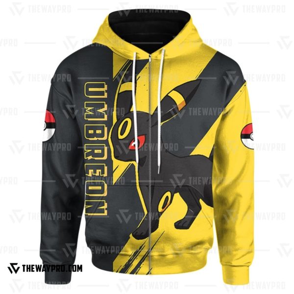 Anime Pokemon Umbreon 3D Hoodie