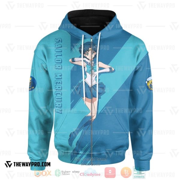 Anime Sailor Mercury 3D Hoodie