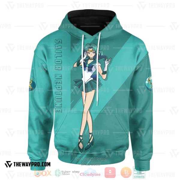 Anime Sailor Neptune 3D Hoodie