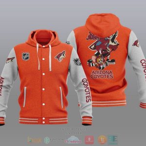 Arizona Coyotes Nhl Tom And Jerry Baseball Hoodie Jacket