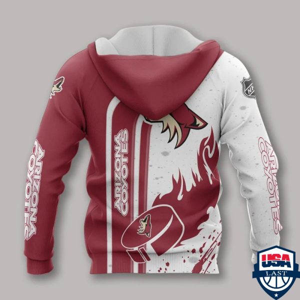 Arizona Coyotes Nhl Ver 1 All Over Printed Hoodie