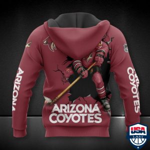 Arizona Coyotes Nhl Ver 7 All Over Printed Hoodie