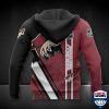 Arizona Coyotes Nhl Ver 8 All Over Printed Hoodie