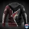 Arizona Coyotes Nhl Ver 9 All Over Printed Hoodie