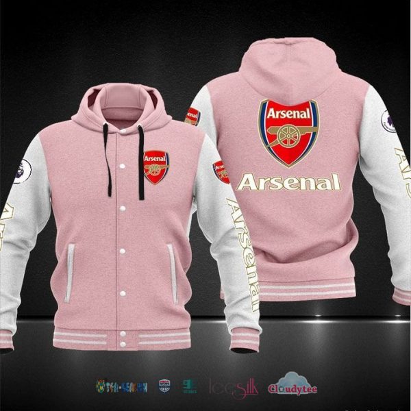 Arsenal F.C Baseball Hoodie Jacket