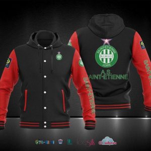 As Saint-Etienne Baseball Hoodie Jacket