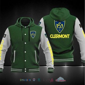 Asm Clermont Auvergne Baseball Hoodie Jacket