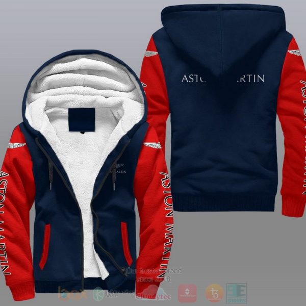 Aston Martin Car Fleece Hoodie