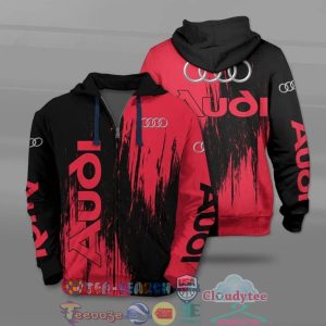 Audi Ver 4 All Over Printed T-Shirt Hoodie