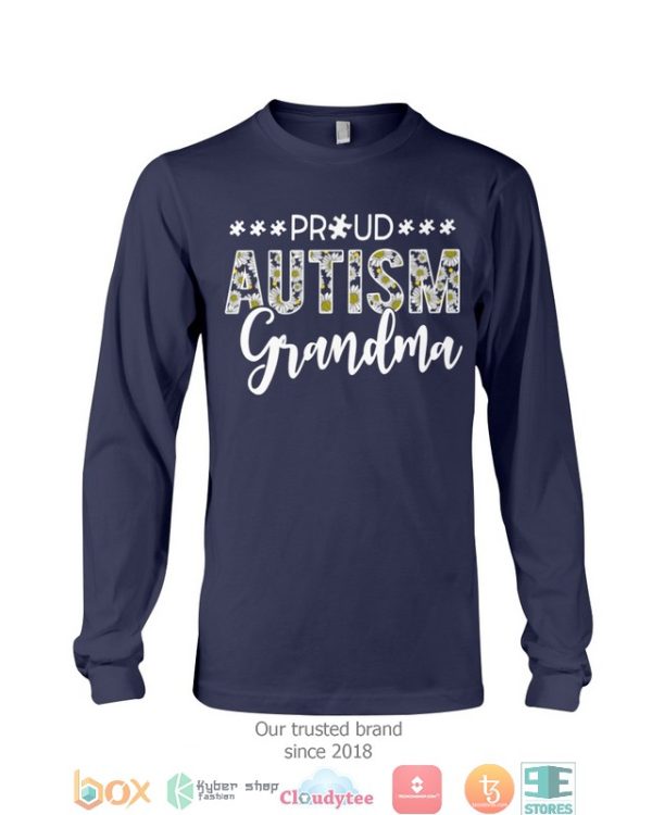 Autism Awareness Proud Autism Grandma Shirt