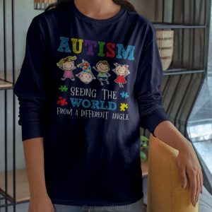 Autism Seeing The World From A Different Angle Hoodie