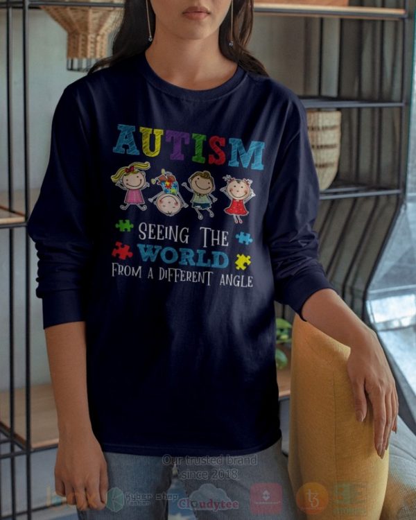 Autism Seeing The World From A Different Angle Hoodie