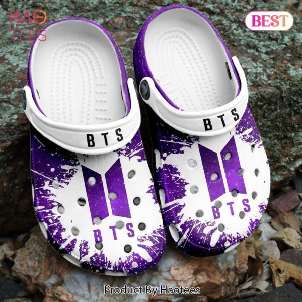 BTS Jungkook Pattern Crocband Clogs Comfortable Shoes Crocs For Men Women Exclusive