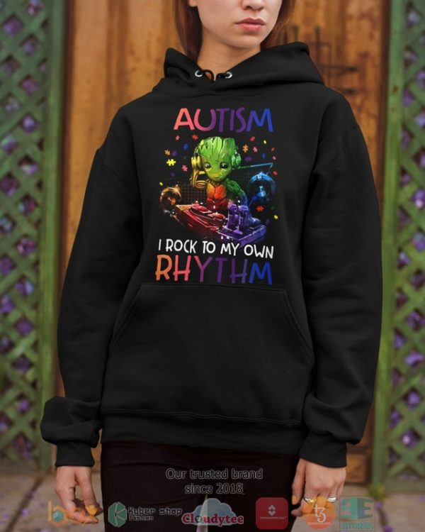 Baby Groot Autism I Rock To My Own Rhythm Shirt