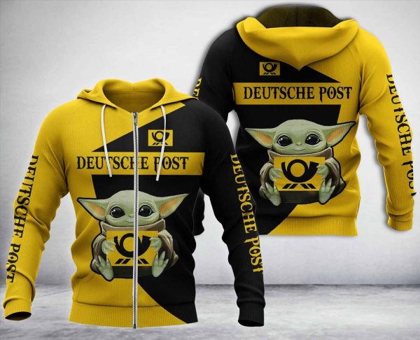 Baby Yoda Deutsche Post Company Hoodie