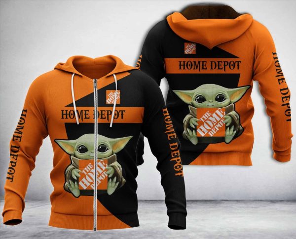 Baby Yoda Home Depot Company Hoodie