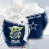 Baby Yoda Nfl Dallas Cowboys Hoodie 3D