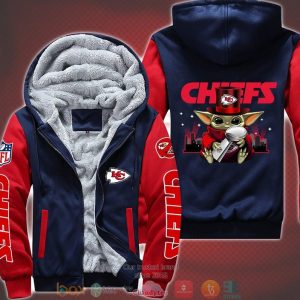 Baby Yoda Nfl Kansas City Chiefs Liv 3D Fleece Hoodie