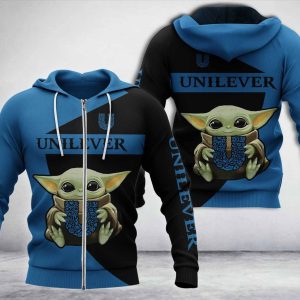 Baby Yoda Unilever Company Hoodie