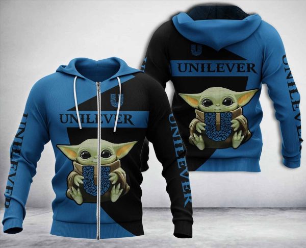 Baby Yoda Unilever Company Hoodie