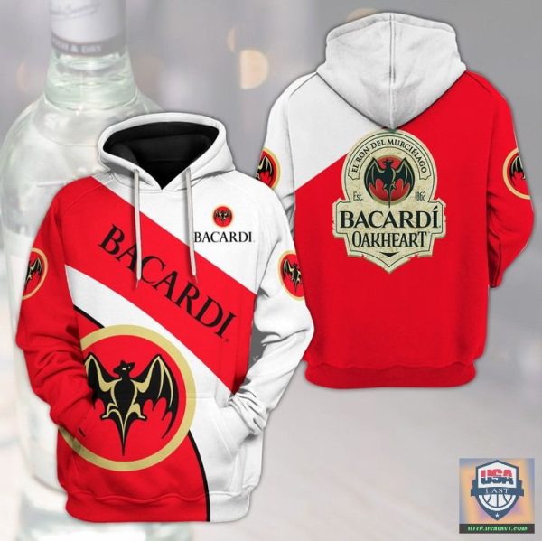 Bacardi Rum 3D All Over Print Hoodie