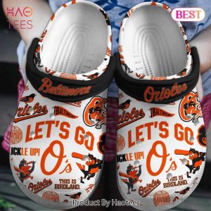 Baltimore Orioles MLB Sport Crocs Crocband Clogs Shoes Comfortable For Men Women and Kids